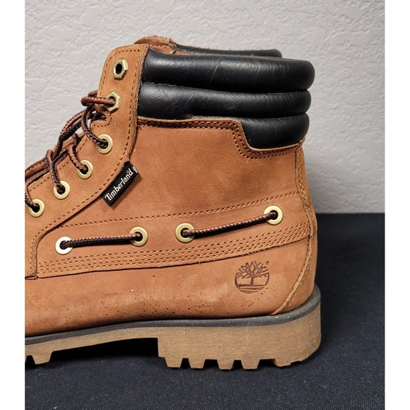 Men\'s Timberland Brown Leather Ankle Boots A1PHO Size 11 main image 12
